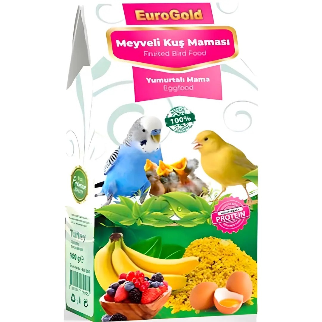 Eurogold Yumurtalı Meyveli Kuş Maması 100 Gr